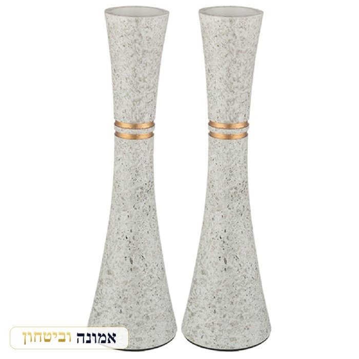 זוג פמוטים "פולימר" מהודרים 22 ס"מ — מבט ראשי