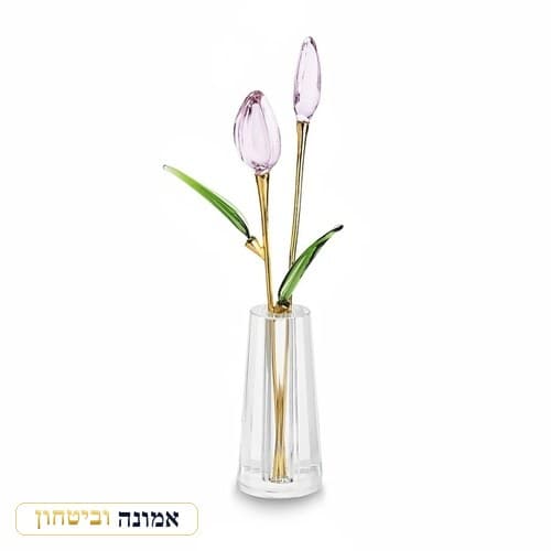 עץ קריסטל עם פרחים 26 ס"מ — מבט ראשי